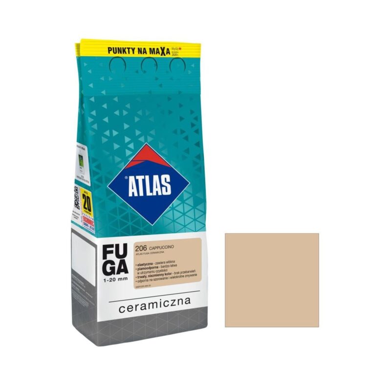 Atlas Fuga Ceramiczna 025 Zielona Jasna2KG - ATLAS
