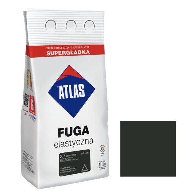 Atlas Fuga Elastyczna 202 Popielaty 5 KG