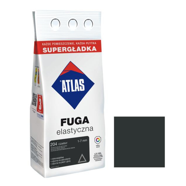 Atlas Fuga Elastyczna 204 Czarna 2 KG