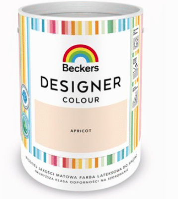 BECKERS DESIGNER COLOUR LATEKSOWA FARBA APRICOT 2,5L