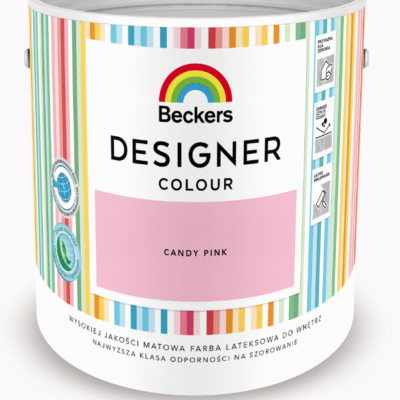 BECKERS DESIGNER COLOUR LATEKSOWA FARBA CANDY PINK 5,0L