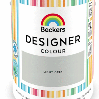 BECKERS DESIGNER COLOUR LATEKSOWA FARBA LIGHT GREY 5,0L