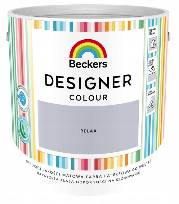 BECKERS DESIGNER COLOUR LATEKSOWA FARBA RELAX 5L