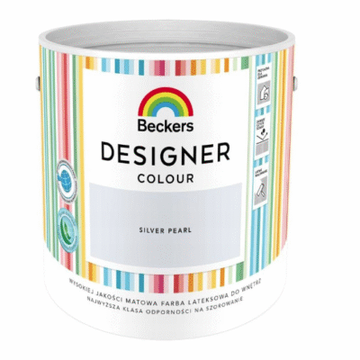 BECKERS DESIGNER COLOUR LATEKSOWA FARBA SILVER PEARL 5,0L