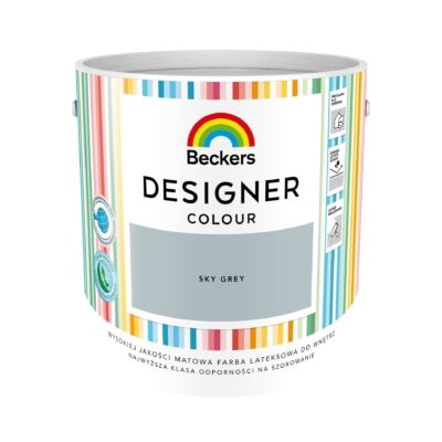 BECKERS DESIGNER COLOUR LATEKSOWA FARBA SKY GREY 2,5L