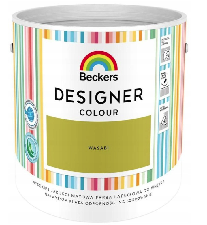 BECKERS DESIGNER COLOUR LATEKSOWA FARBA WASABI 2,5L