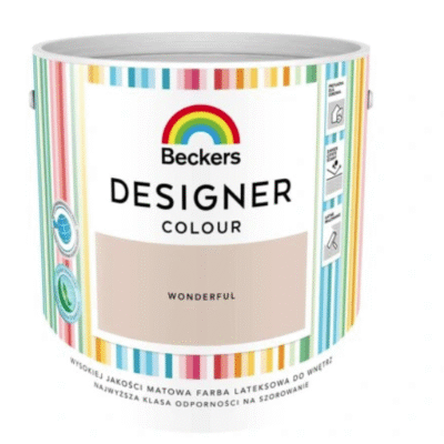 BECKERS DESIGNER COLOUR LATEKSOWA FARBA WONDERFUL 5L