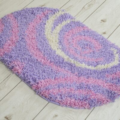 Dywan Owalny Shaggy 4336 Lila Pink 1,6 x 2,2