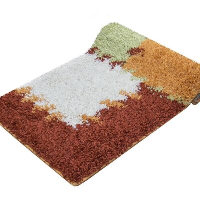 Dywan Prostokątny Shaggy 2871 Ivory / Terrakota 1,4 x 1,9