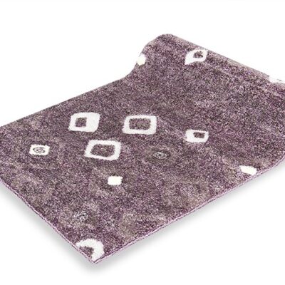 Dywan Soft Shaggy 8665 Liliowy - Fioletowy 1,6 x 2,2 m - Prostokątny