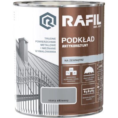 Farna Na Dach, Rynny RADACH 7040 5L Szary Okienny Półmat 5l Rafil