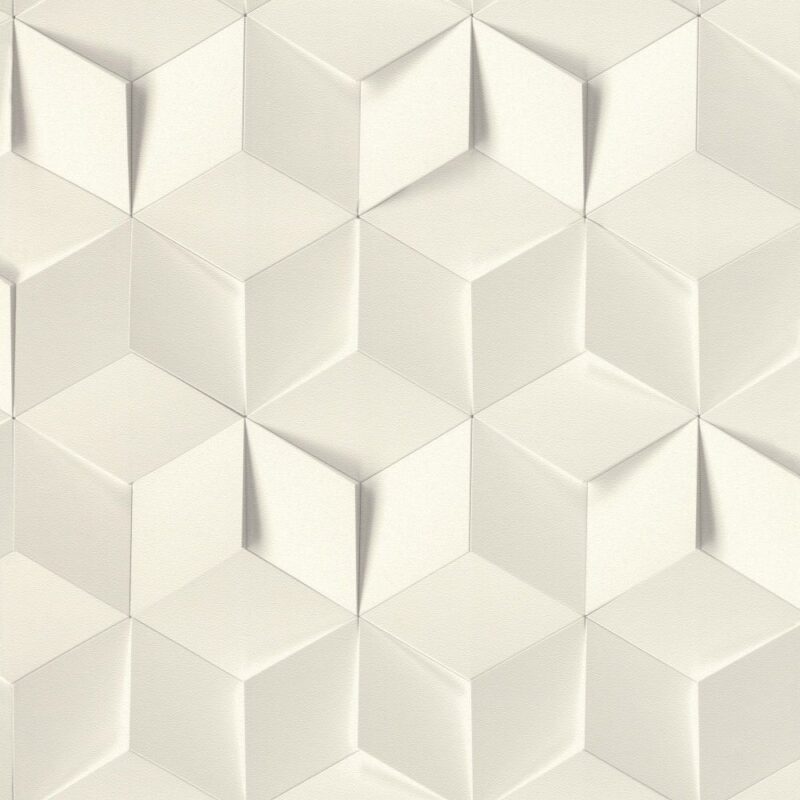 Tapeta ścienna geometrzyczna 3D bryły RASCH 622331