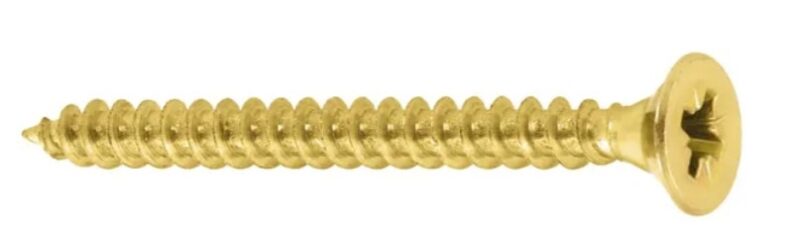 Wkręty hartowane do drewna z łbem stożkowym 3,0 x 16mm Blister 60szt.
