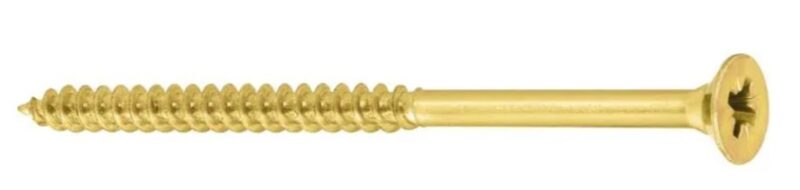 Wkręty hartowane do drewna z łbem stożkowym 6,0 x 80mm Blister 5szt.